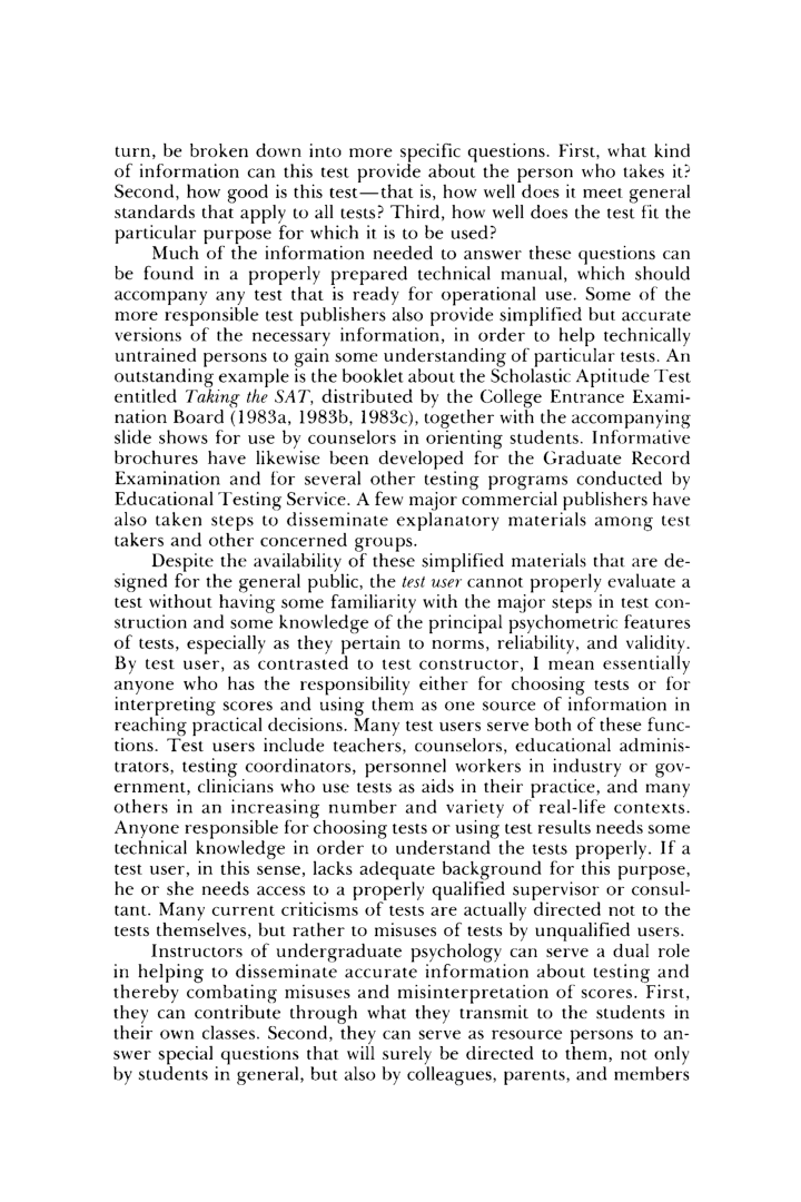 UGC NET Psychological Testing Basic Concepts And Common Misconceptions Study Material For Psychology - Page 4