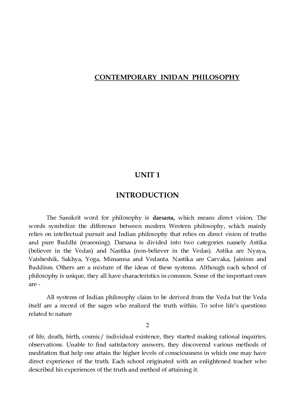 UGC NET Contemporary  Inidan  Philosophy Study Material For Philosophy - Page 3