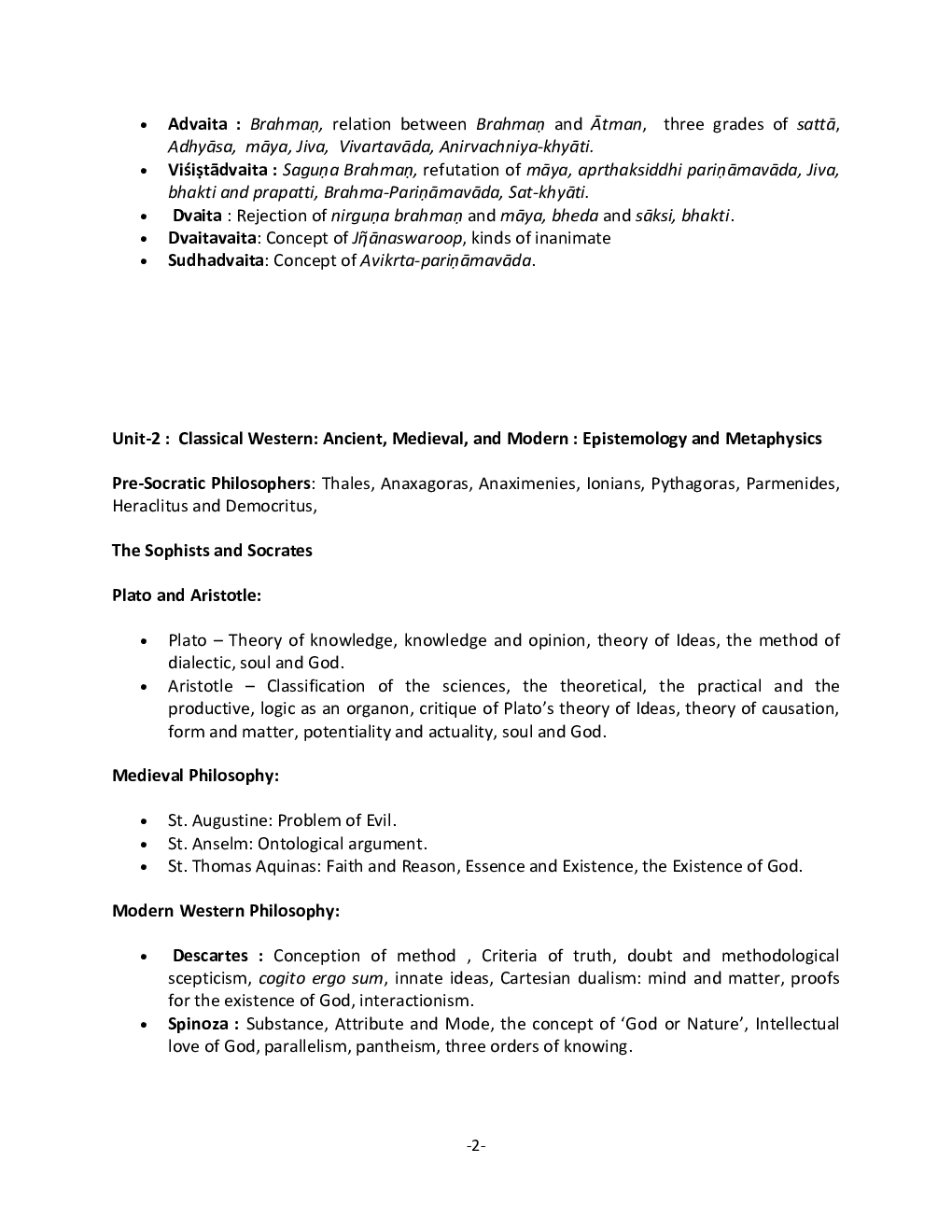 UGC NET Philosophy Syllabus 2019 - Page 3