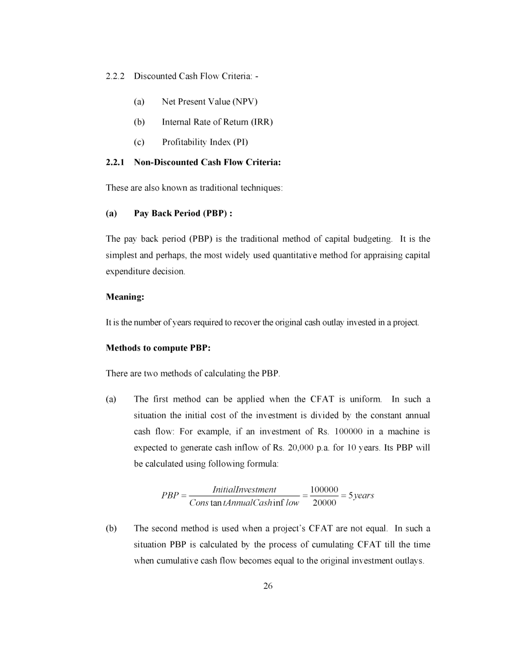 UGC NET Capital Budgeting Techniques Study Material For Management - Page 5