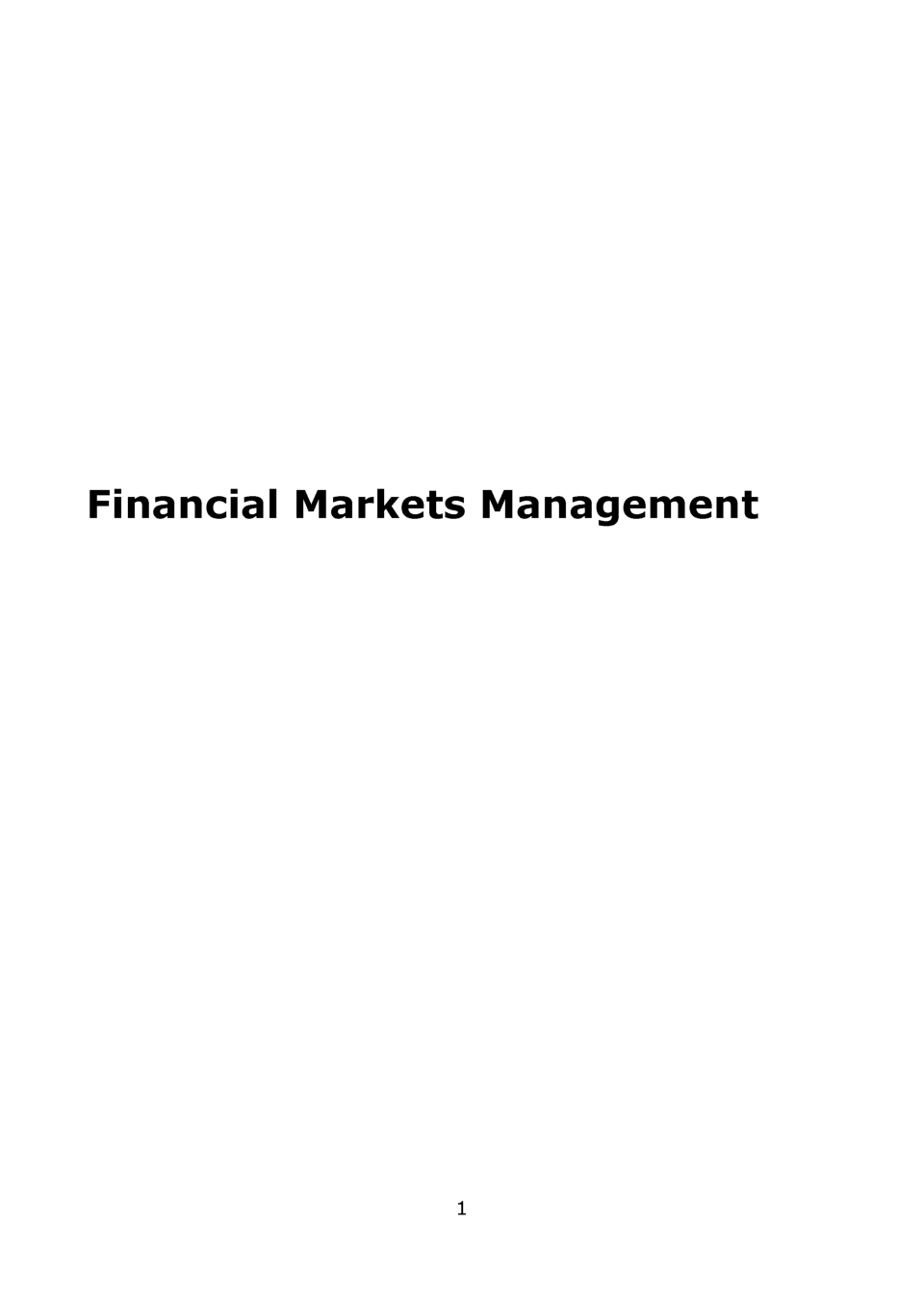 UGC NET Financial Markets Management Study Material For Management - Page 2