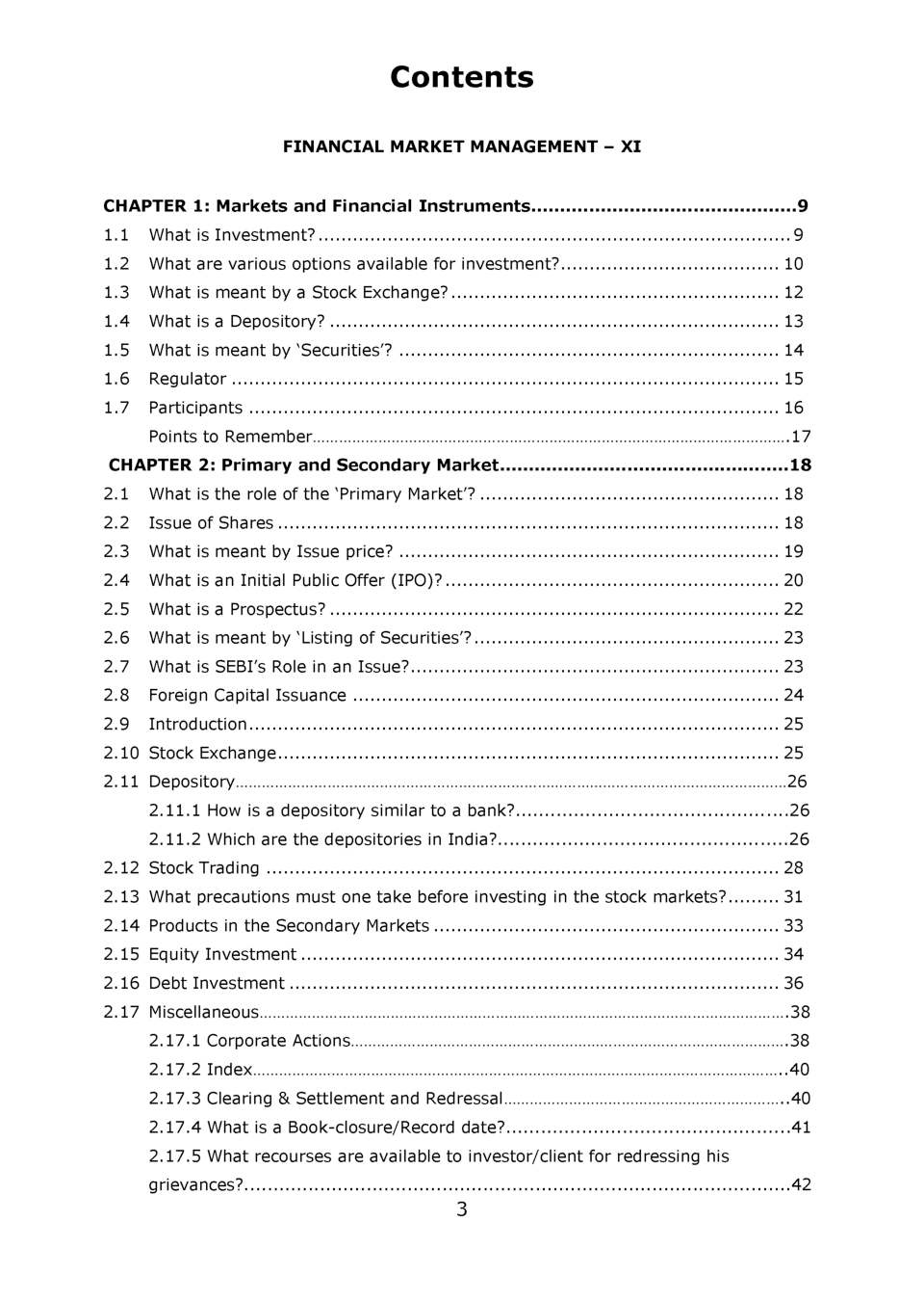 UGC NET Financial Markets Management Study Material For Management - Page 3