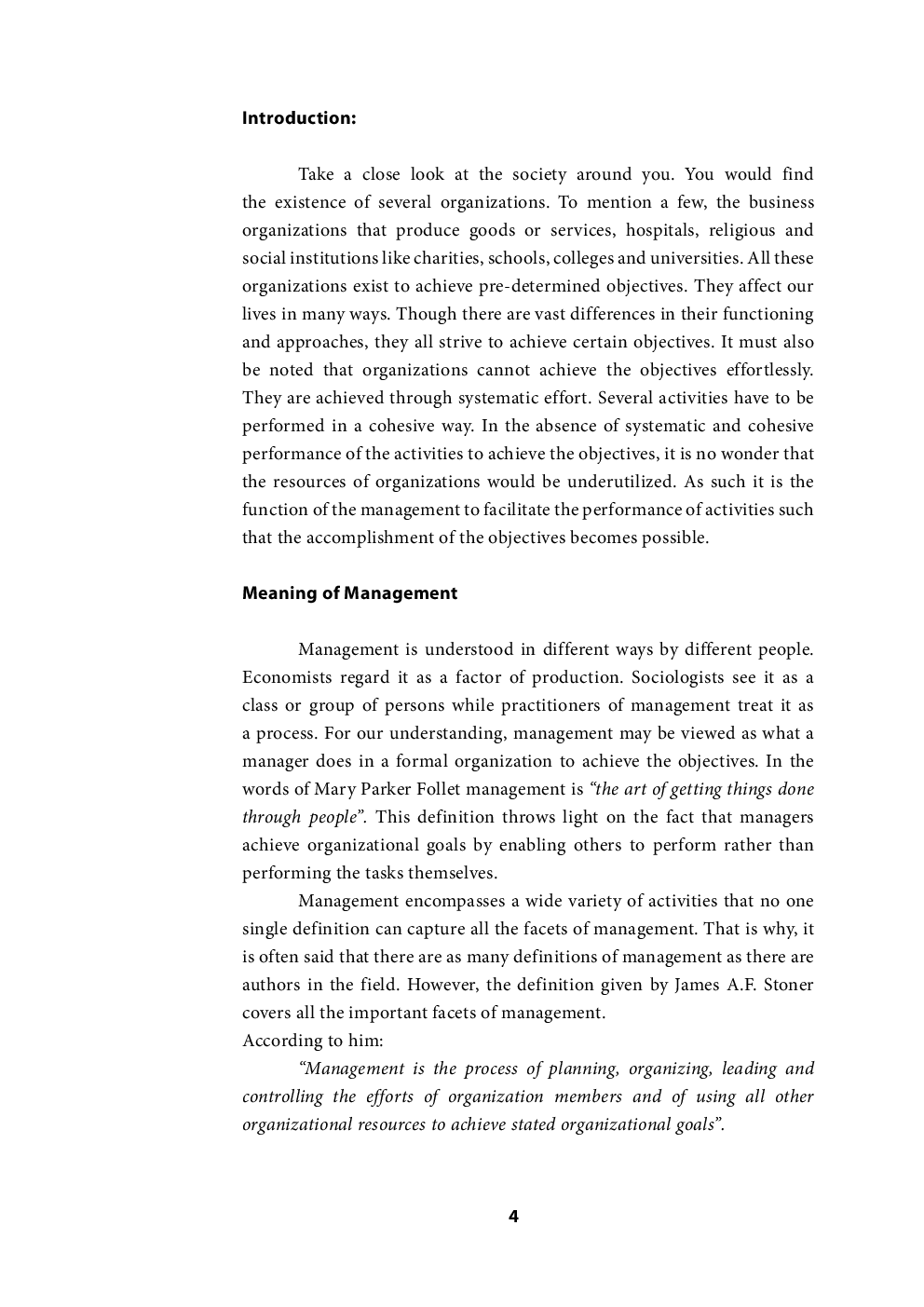 UGC NET Management Concepts Organisational Behaviour Study Material For Management - Page 4