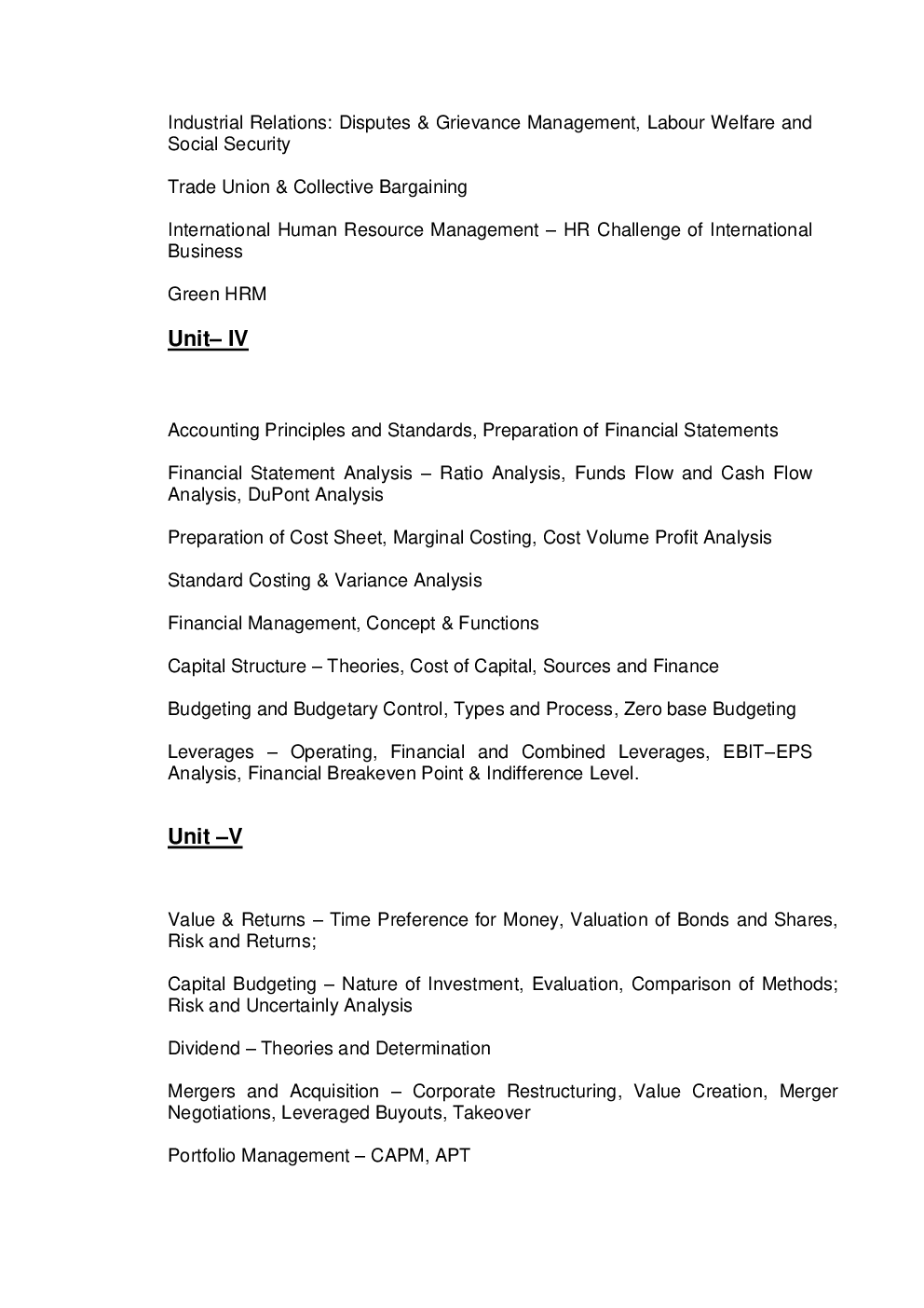 UGC NET Management Syllabus 2019 - Page 4