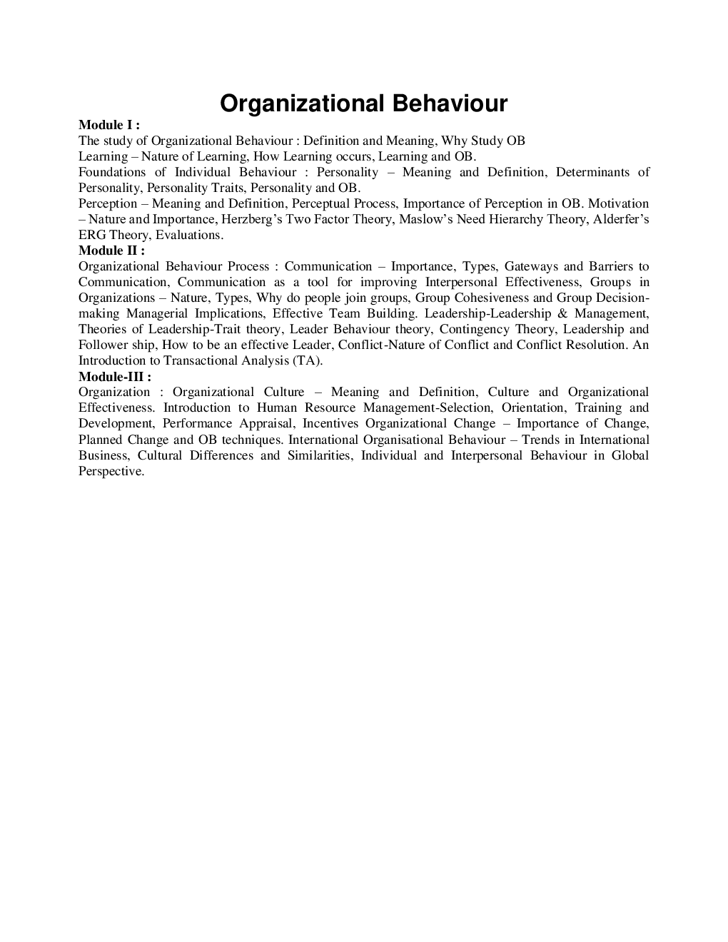 UGC NET Organizational Behavior Study Material For Management - Page 2