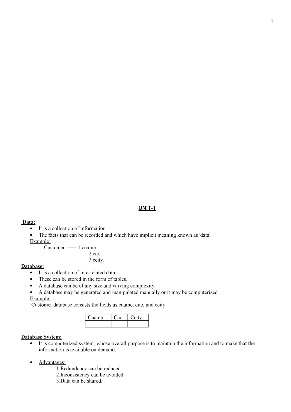 UGC NET Data Base Management Systems Study Material For Computer Science - Page 2