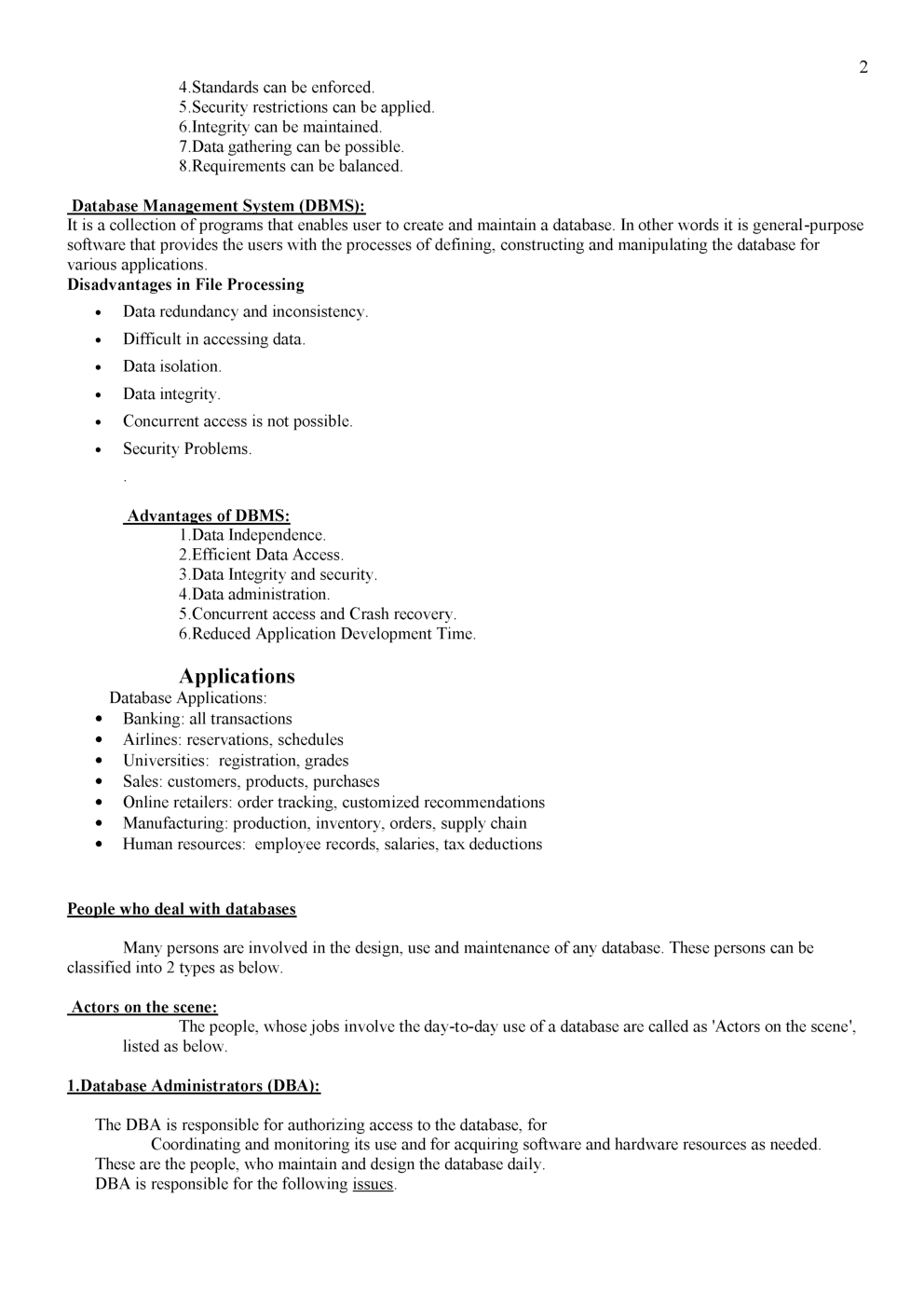 UGC NET Data Base Management Systems Study Material For Computer Science - Page 3