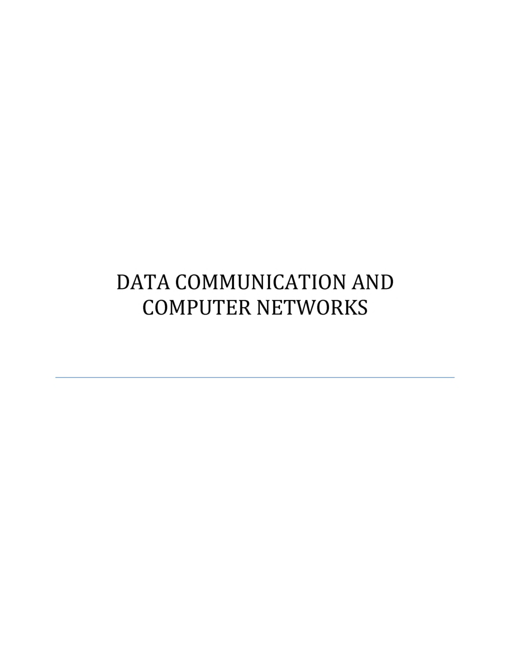 UGC NET Data Communication And Computer Networks Study Material For Computer Science - Page 2