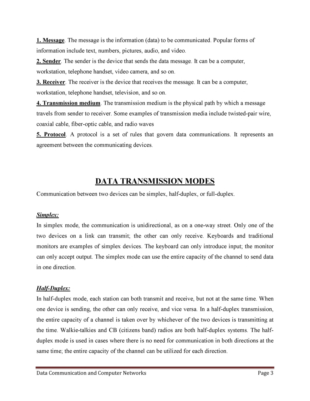 UGC NET Data Communication And Computer Networks Study Material For Computer Science - Page 4