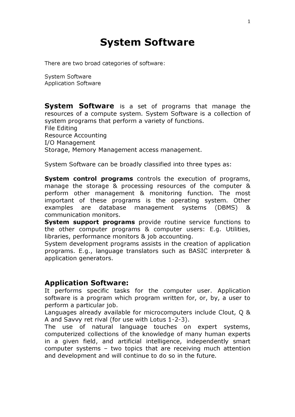 UGC NET System Software Study Material For Computer Science - Page 2