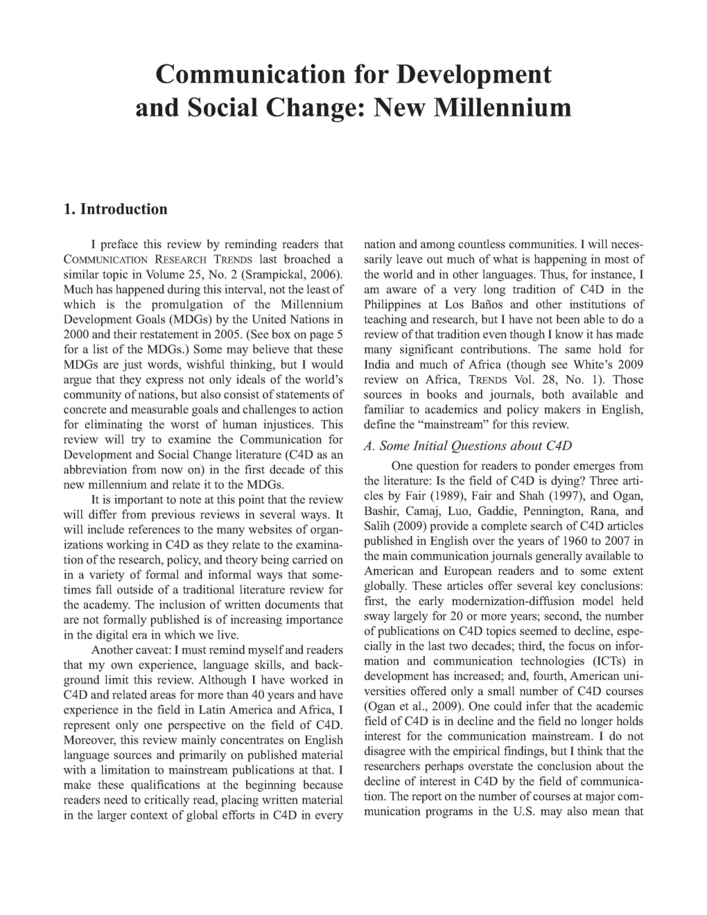 UGC NET Communication For Development And Social Change Study Material For Mass Communication And Journalism - Page 2