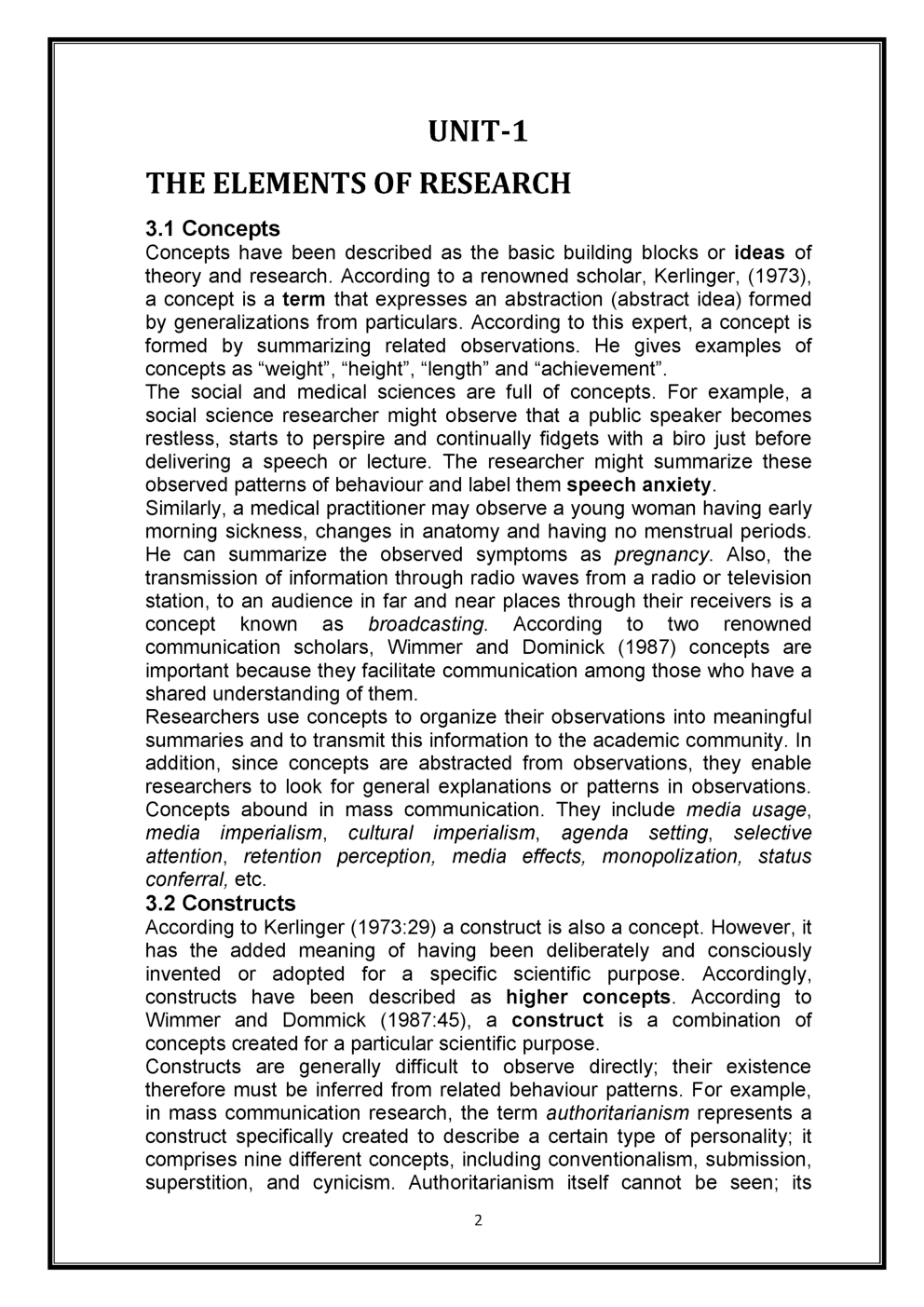 UGC NET Communication Research Study Material For Mass Communication And Journalism - Page 2