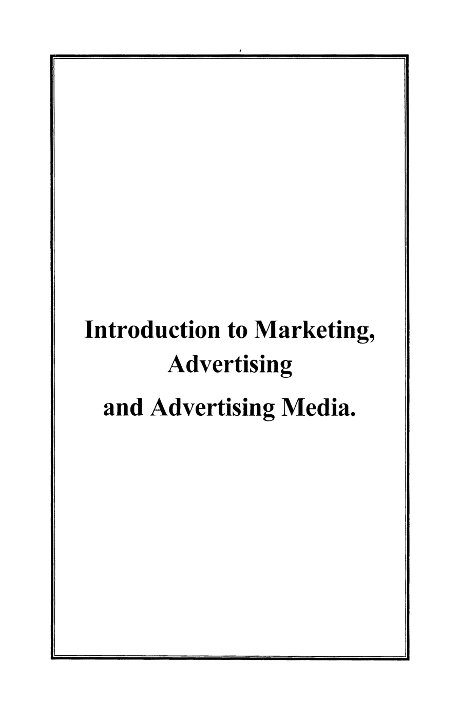 UGC NET Introduction To  Marketing Advertising And  Advertising Media  Study Material For Mass Communication And Journalism - Page 2