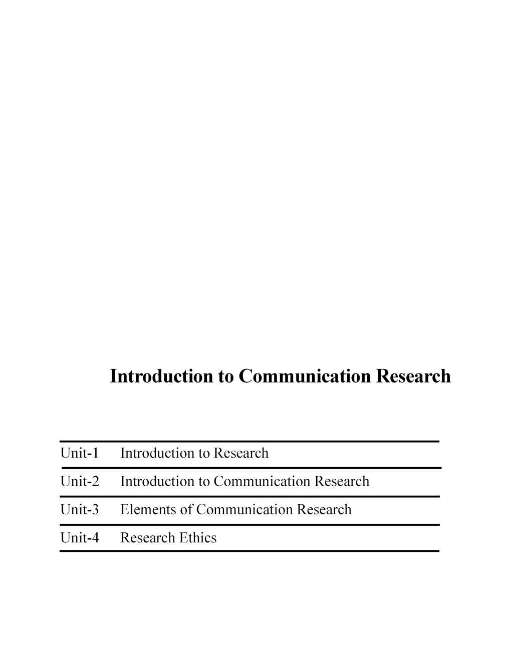 UGC NET Introduction To Communication Research  Study Material For Mass Communication And Journalism - Page 2