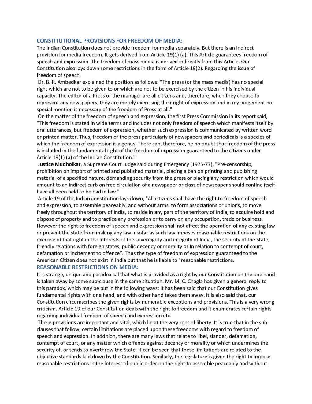 UGC NET Media Laws And Ethics Study Material For Mass Communication And Journalism - Page 3