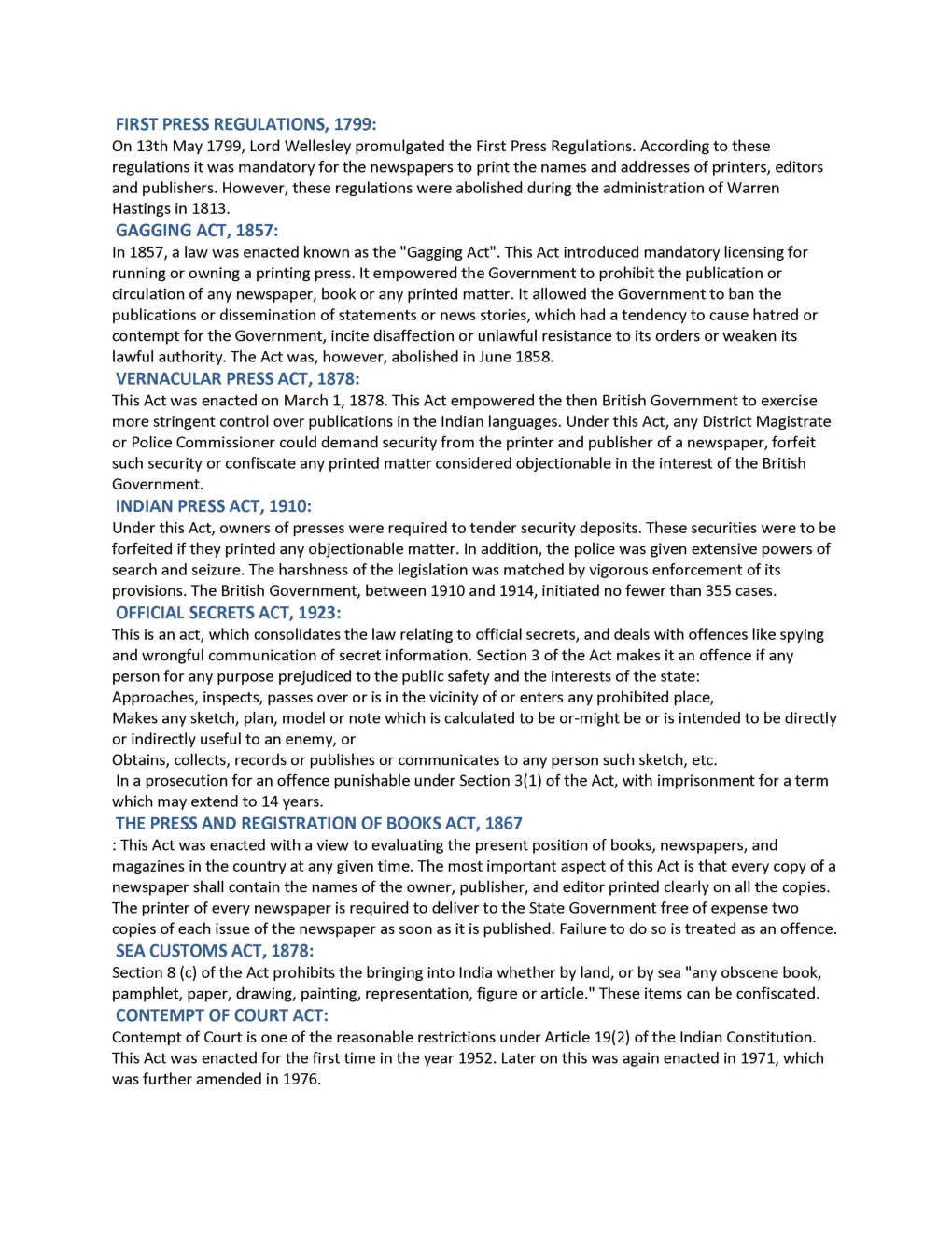 UGC NET Media Laws And Ethics Study Material For Mass Communication And Journalism - Page 5