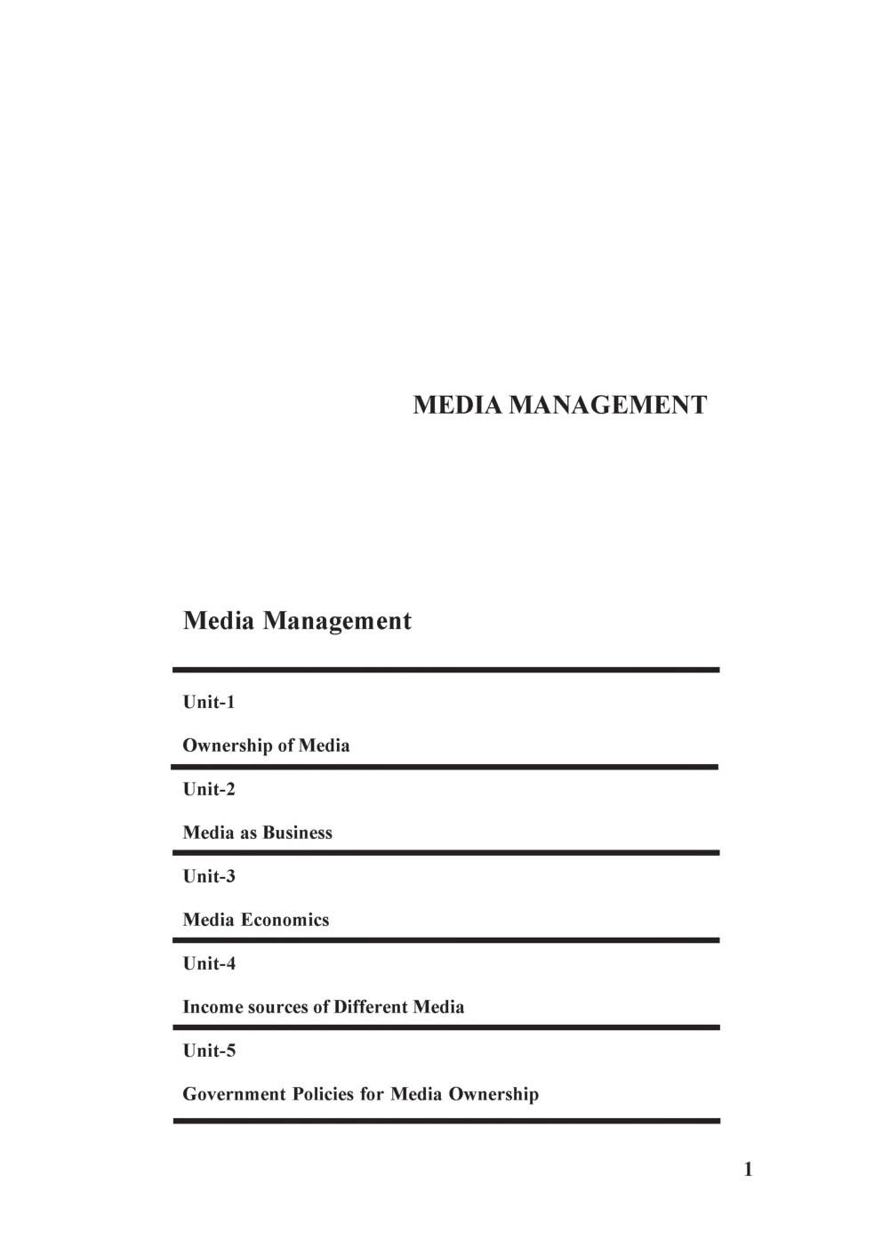 UGC NET Media Management Study Material For Mass Communication And Journalism - Page 2