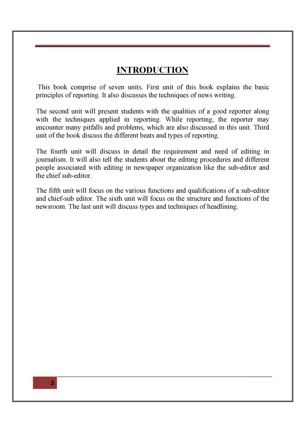 UGC NET Reporting And Editing Study Material For Mass Communication And Journalism - Page 3