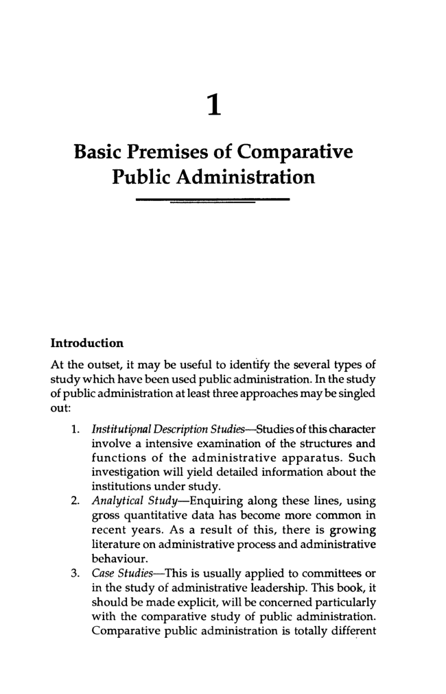 UGC NET Comparative And Development Administration Study Material For Public Adminstration - Page 3
