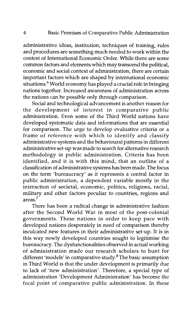 UGC NET Comparative And Development Administration Study Material For Public Adminstration - Page 5