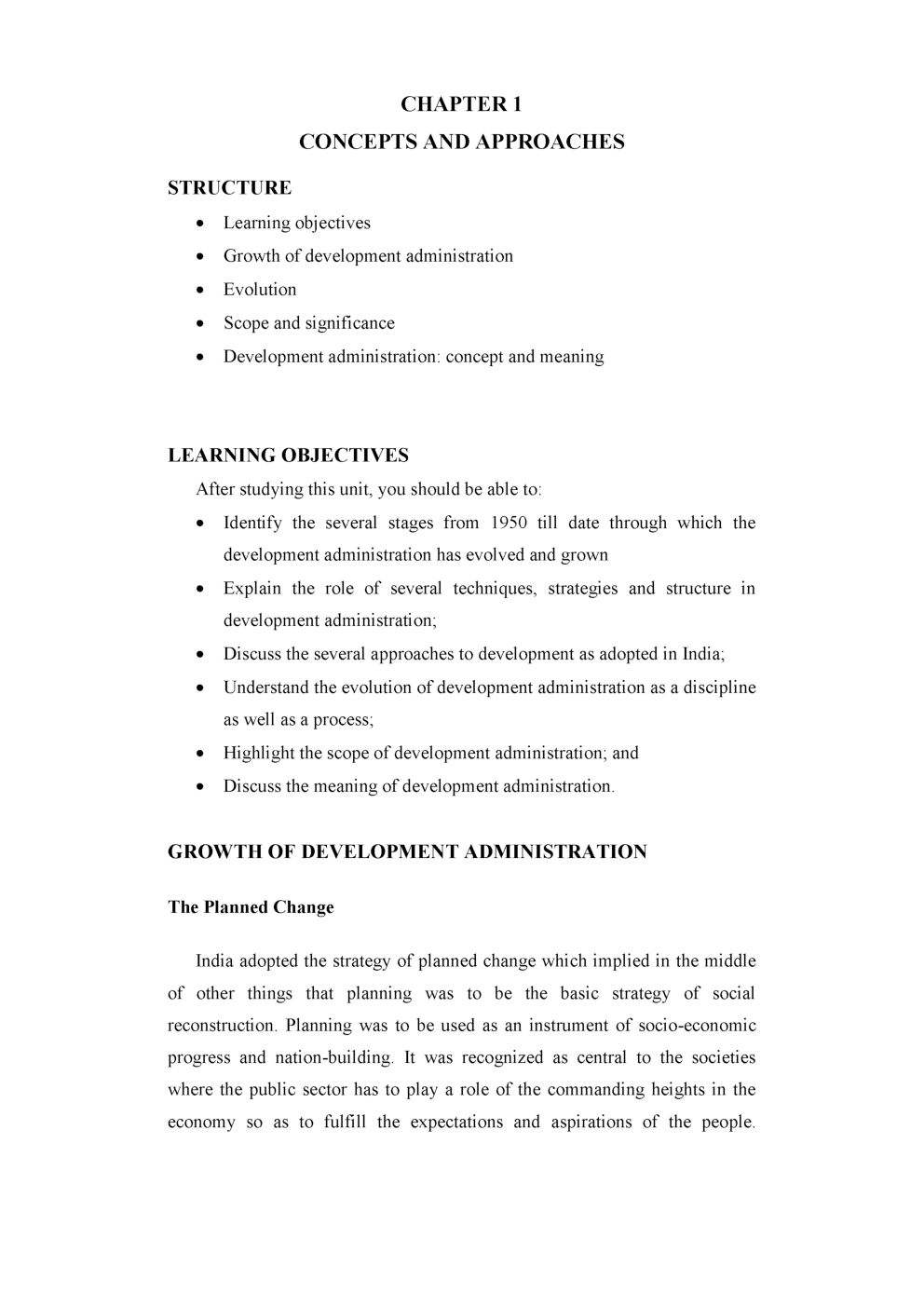 UGC NET Development Administration Study Material For Public Adminstration - Page 3
