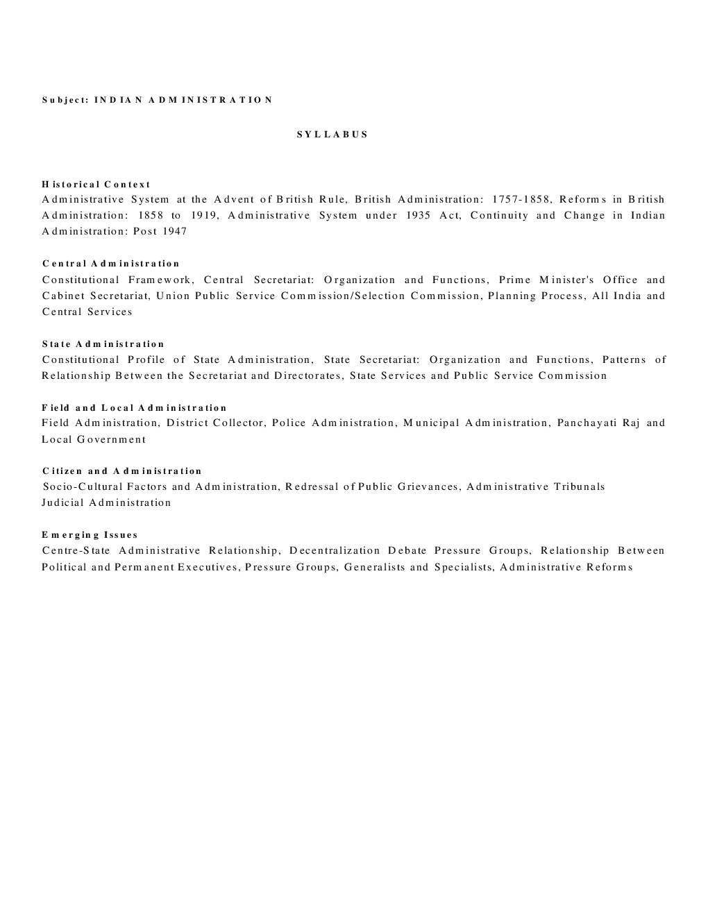 UGC NET Indian Administration Study Material For Public Adminstration - Page 2