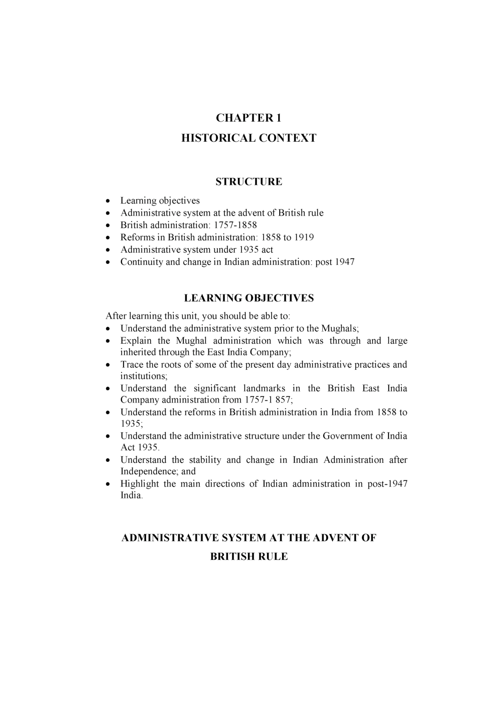 UGC NET Indian Administration Study Material For Public Adminstration - Page 3