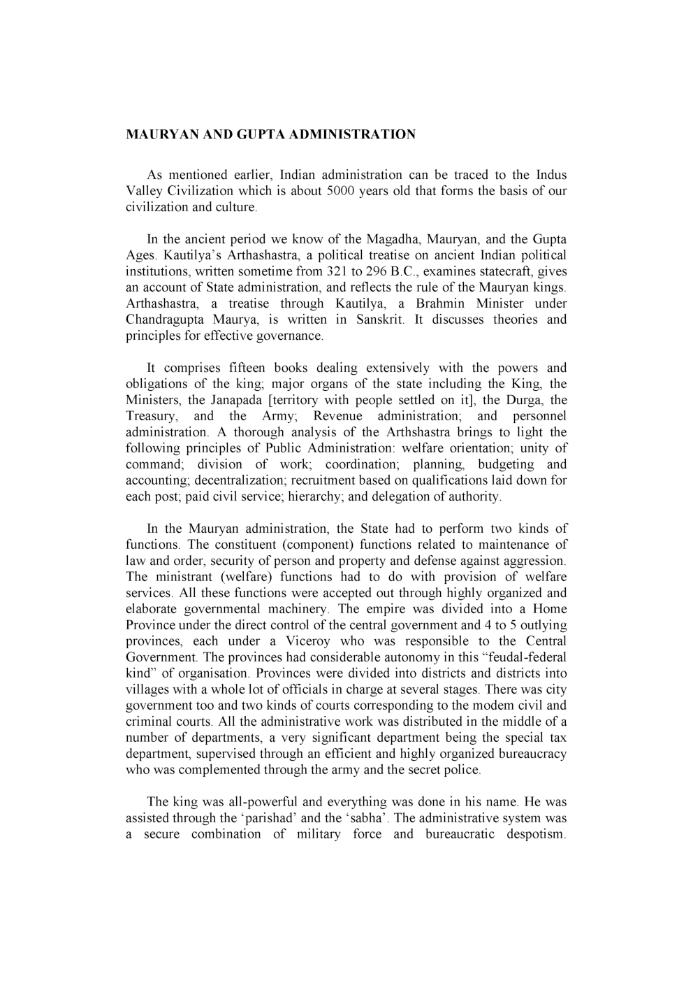 UGC NET Indian Administration Study Material For Public Adminstration - Page 4