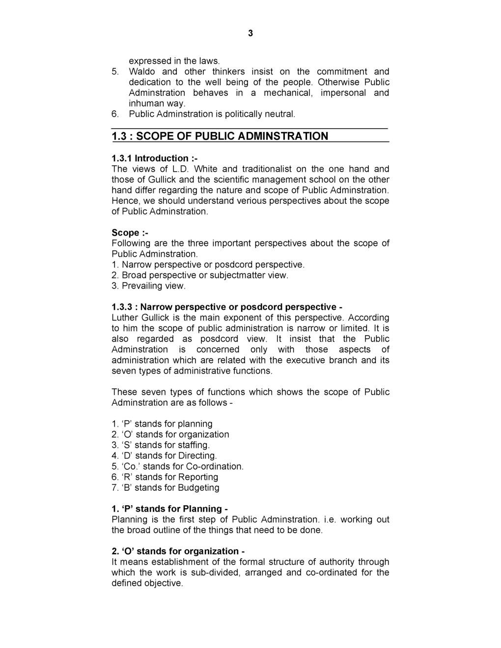 UGC NET Introduction To Public Administration Study Material For Public Adminstration - Page 4