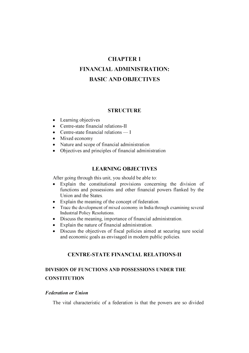 UGC NET Principles Of Financial Administration Study Material For Public Adminstration - Page 3