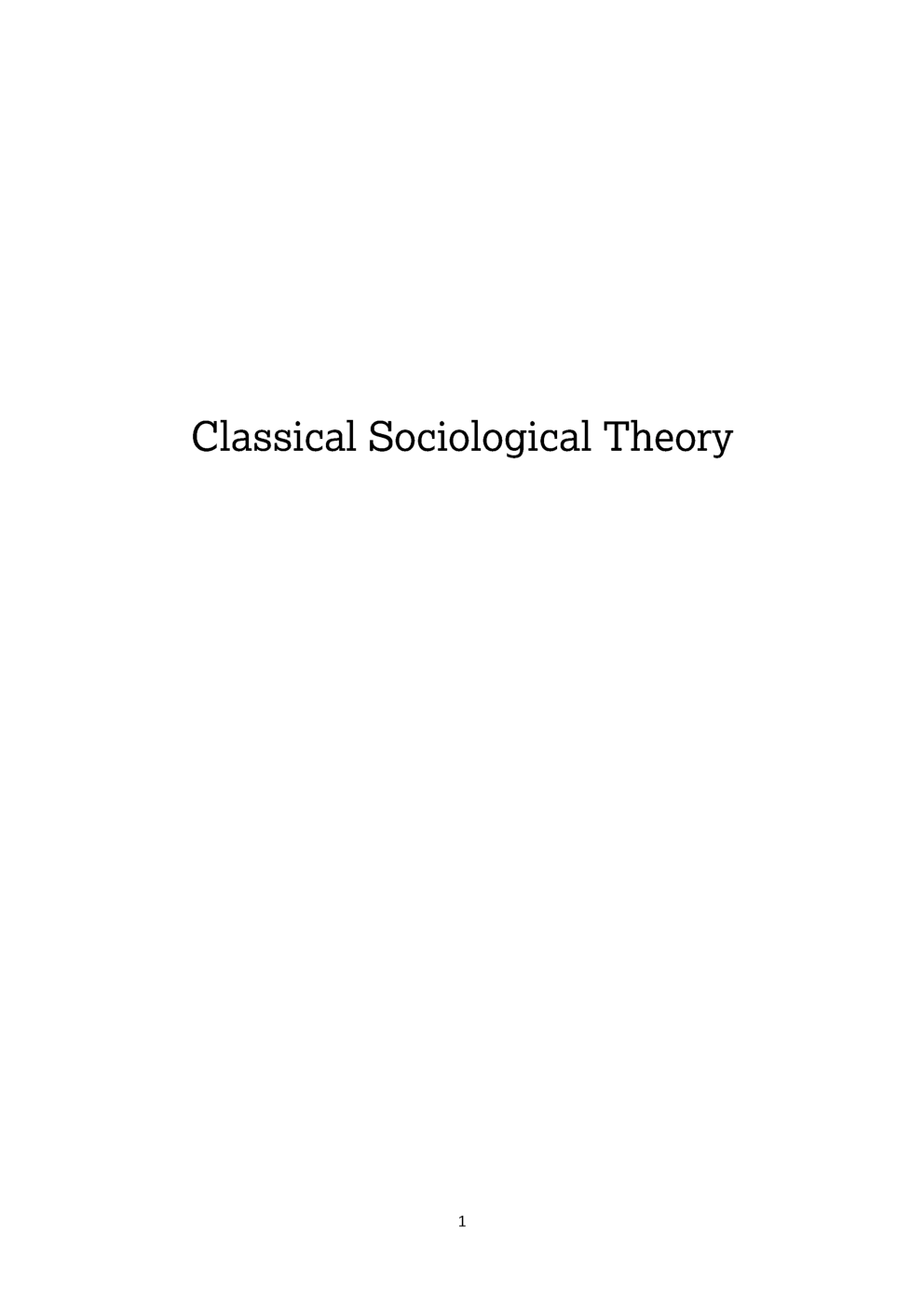 UGC NET Classical Sociological Theory Study Material For Sociology - Page 2