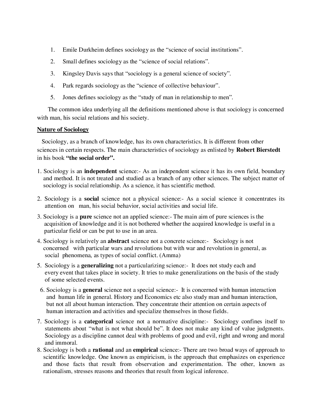 UGC NET Introduction To Sociology Study Material For Sociology - Page 5