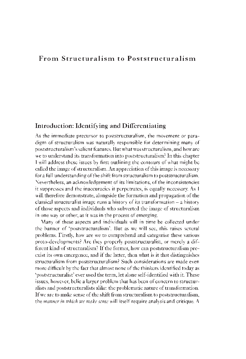 UGC NET Structuralism To Poststructuralism Study Material For Sociology - Page 2
