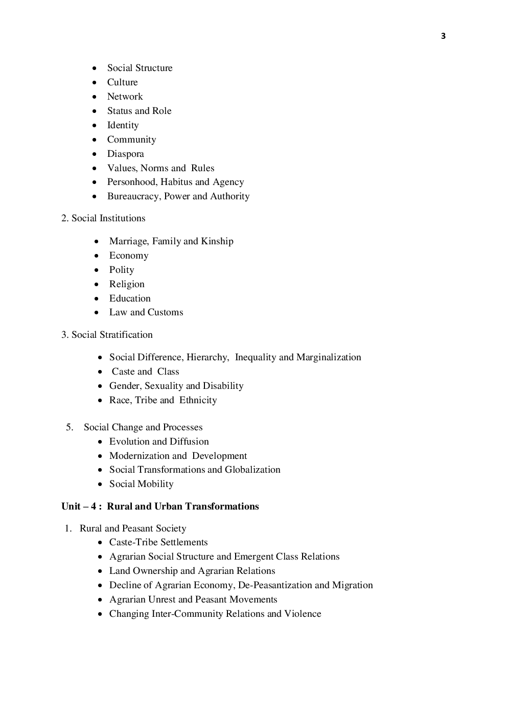 UGC NET Syllabus Sociology 2019 - Page 4