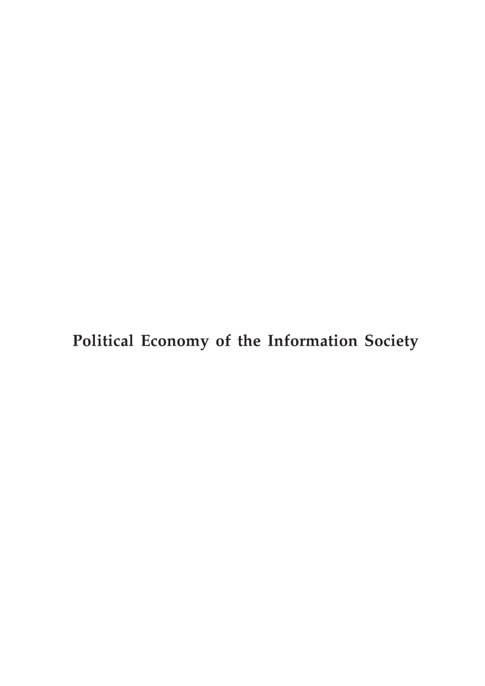 UGC NET The Political Economy Of The Information Society Study Material For Sociology - Page 2