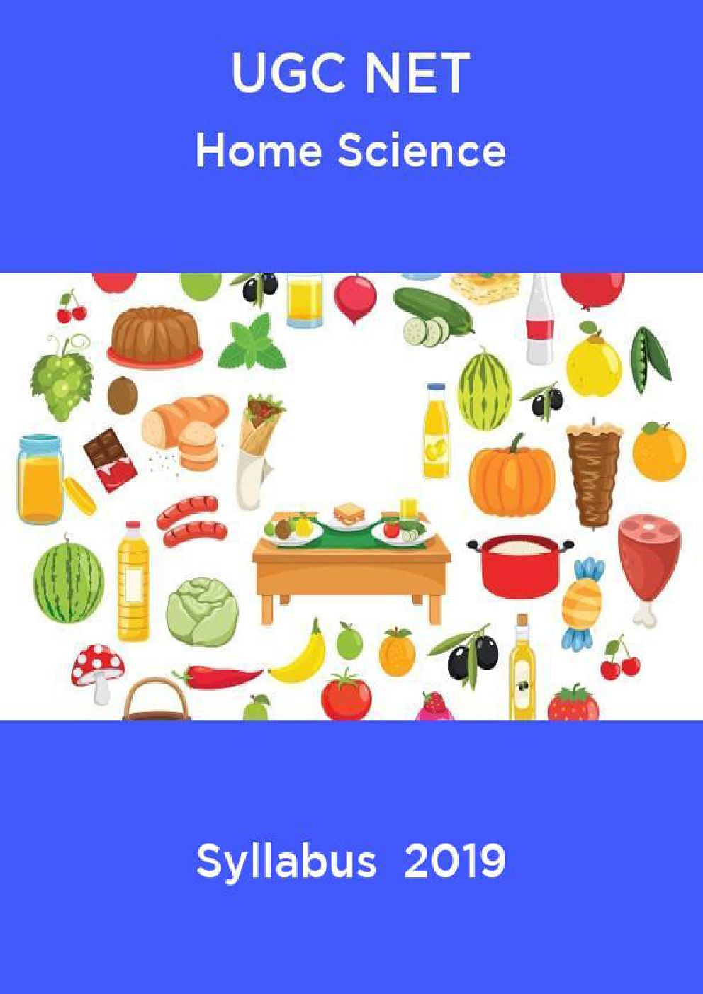UGC NET Home Science Syllabus  2019 - Page 1