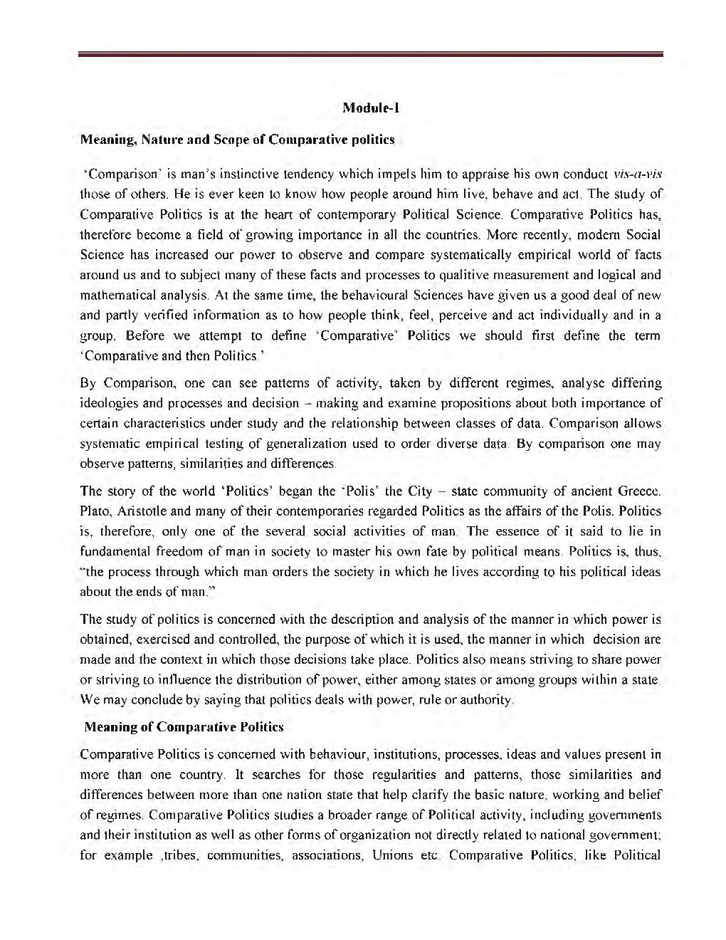 UGC NET Comparative Political System Study Material For Political Science. - Page 4