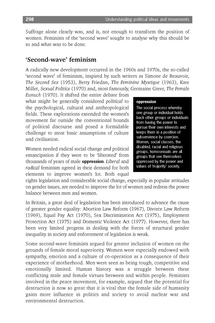 UGC NET Feminism Study Material For Political Science - Page 5