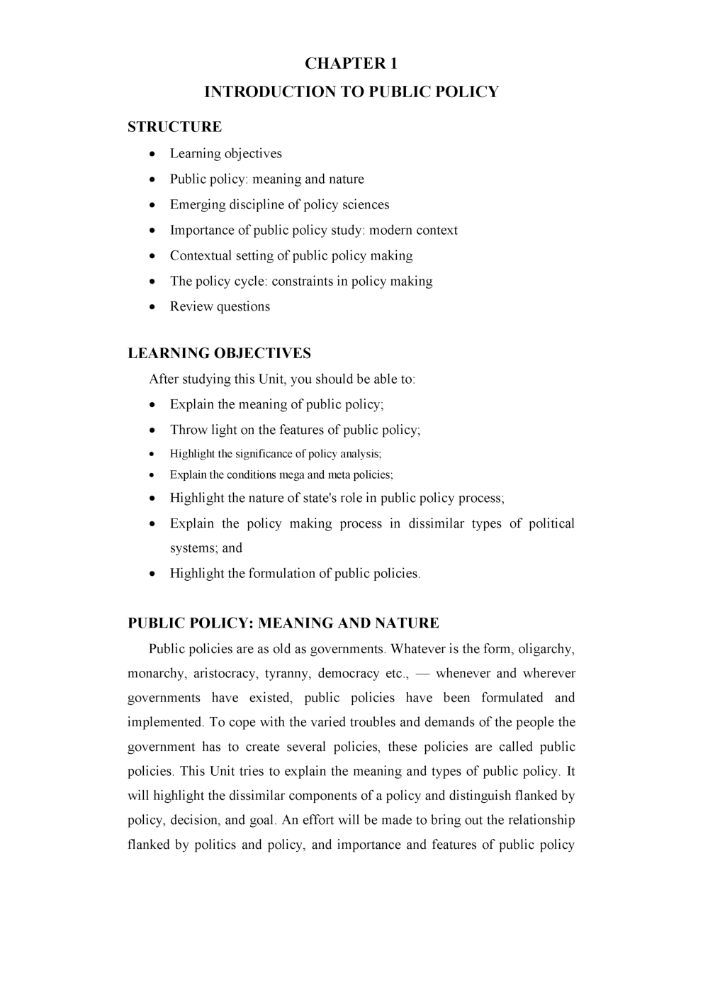 UGC NET Governance And Public Policy In India Study Material For Political Science - Page 2