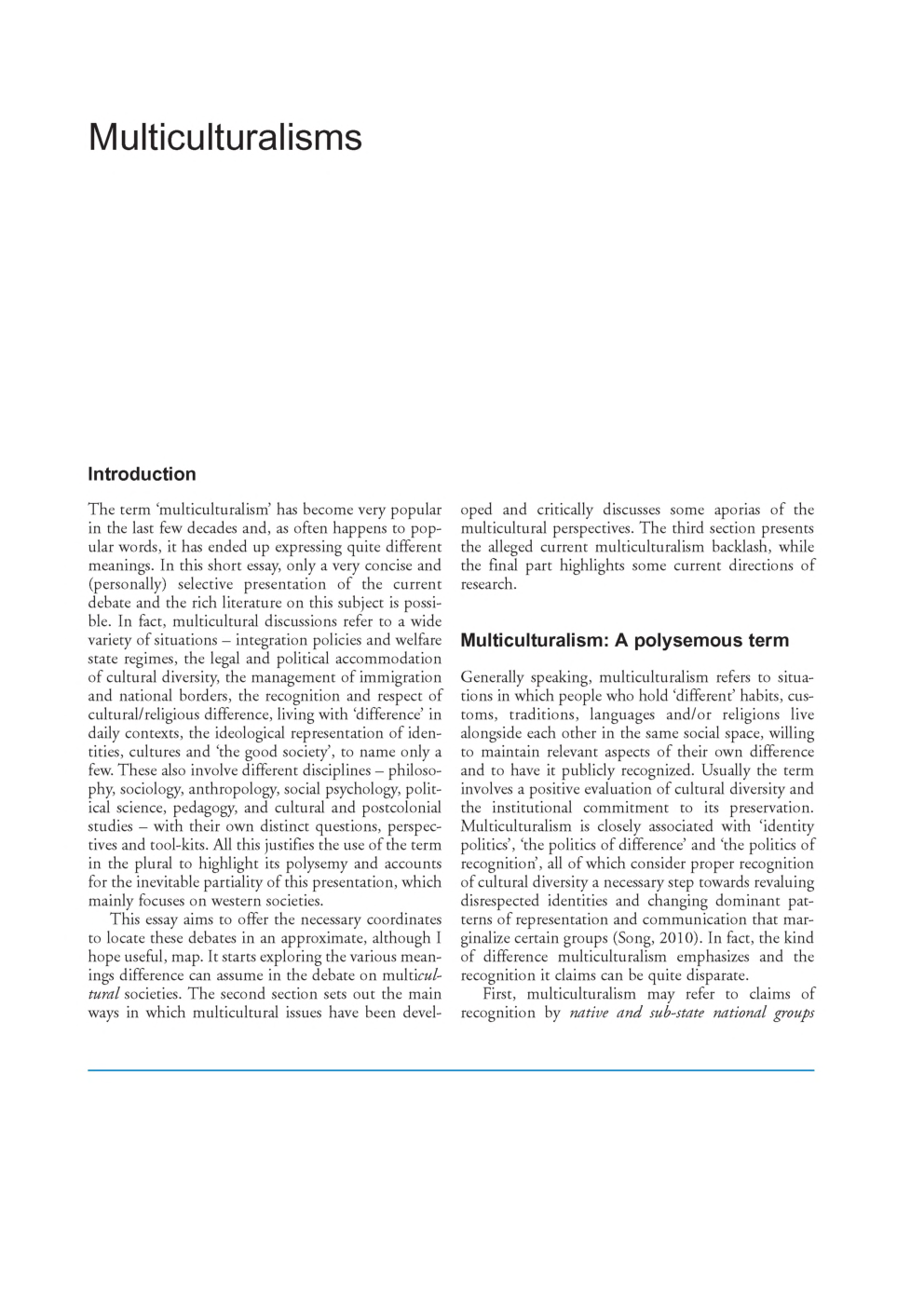 UGC NET Multiculturalisms Study Material For Political Science - Page 2