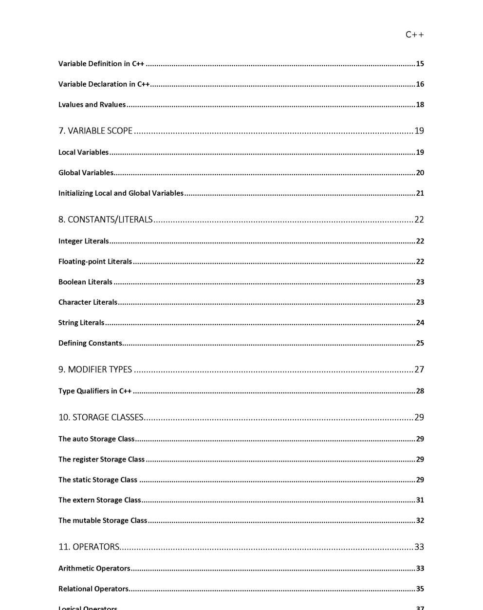 UGC NET  Programing In C C++ Study Material For Computer Science - Page 3