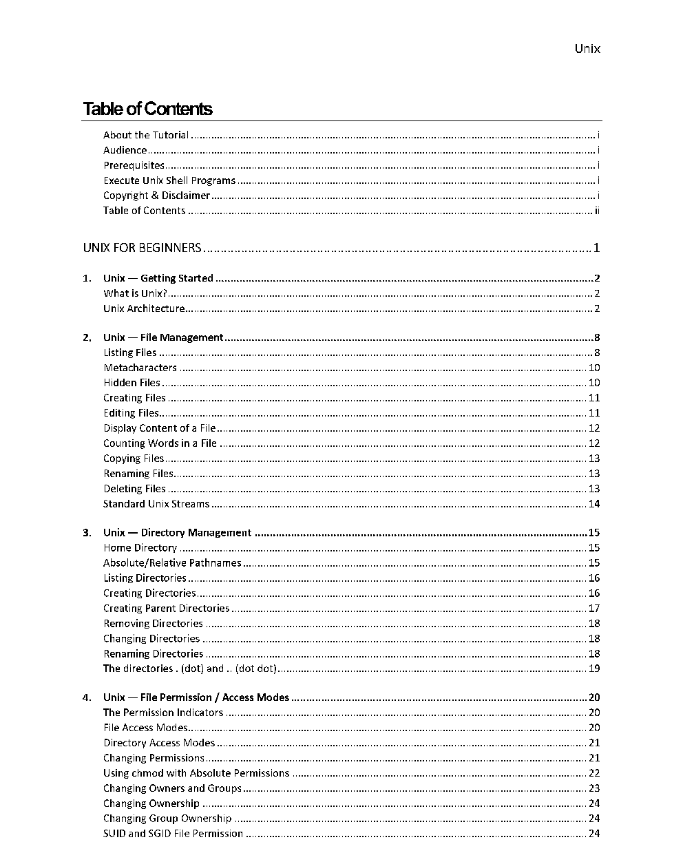 UGC NET  Unix Study Material For Computer Science - Page 2