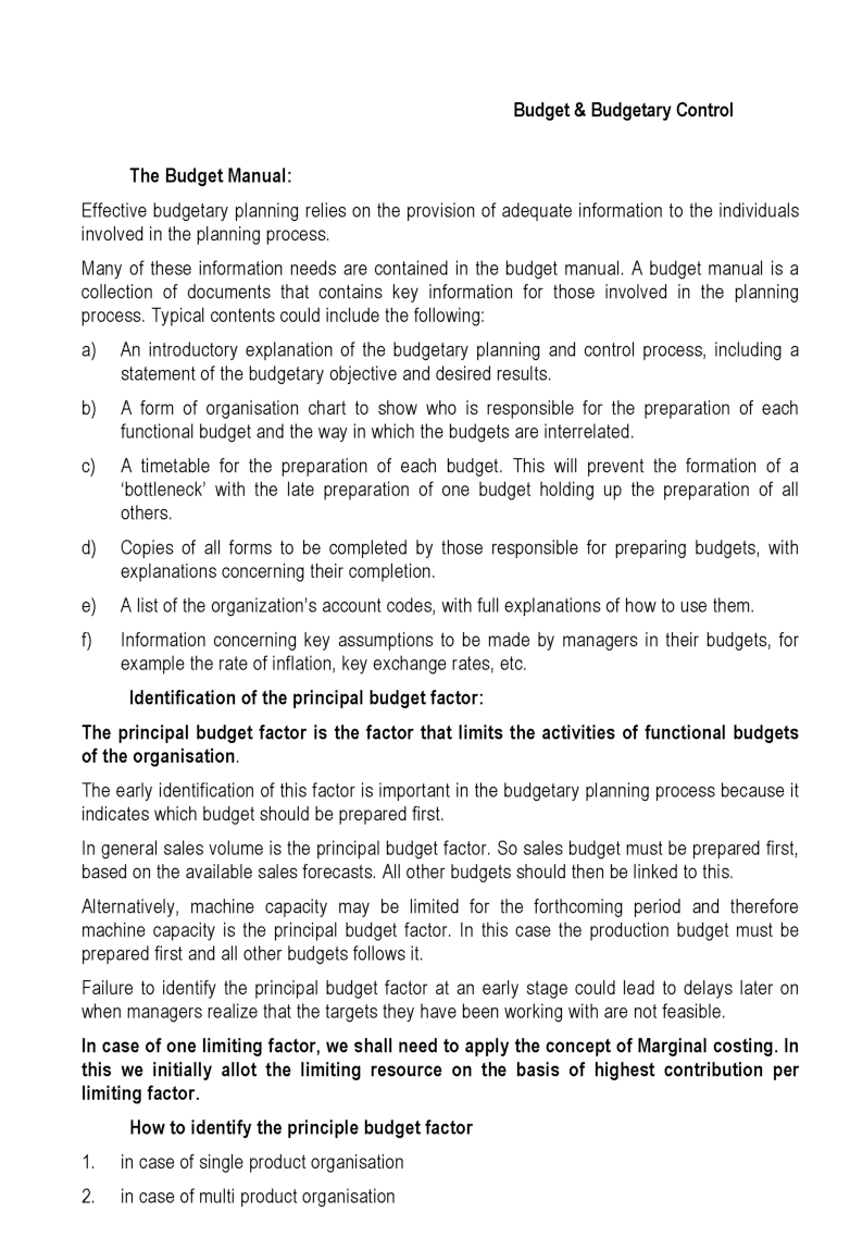 UGC NET Budget And Budgetary Control Study Material For Management - Page 4