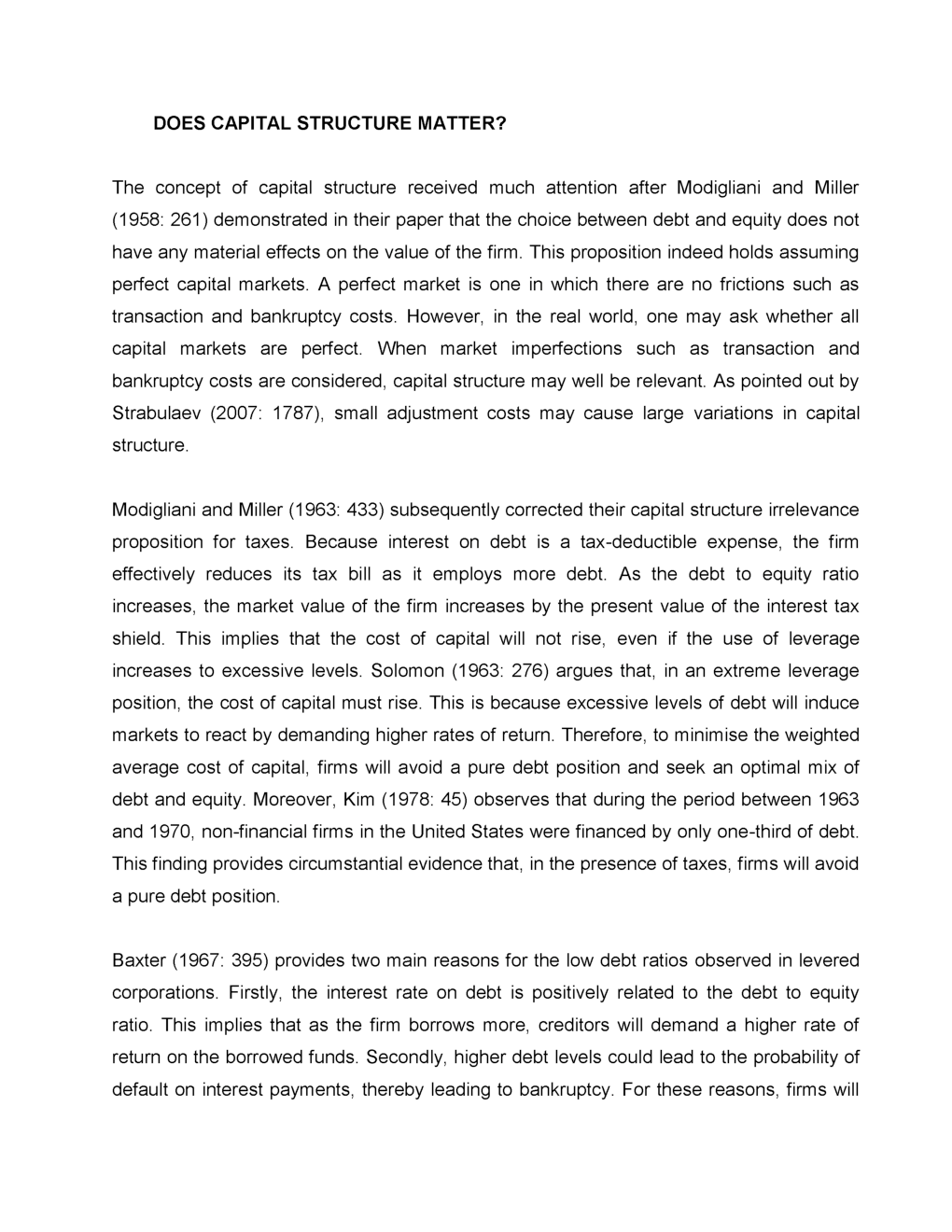 UGC NET Capital Structure – Theories Study Material For Management - Page 3