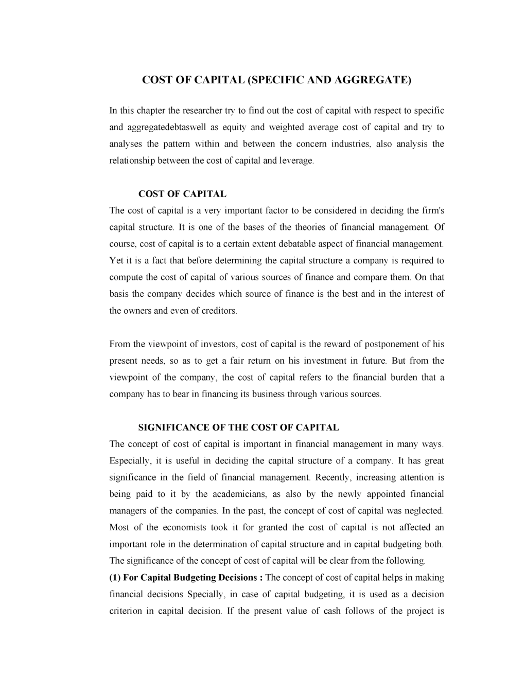 UGC NET Cost Of Capital Study Material For Management - Page 2