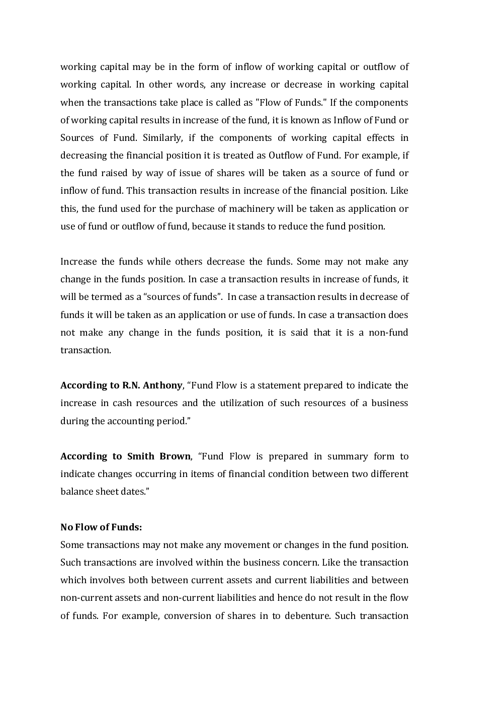 UGC NET Funds Flow And Cash Flow Study Material For Management - Page 5