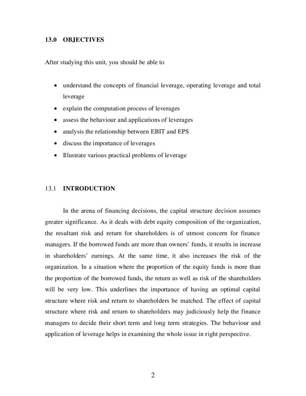 UGC NET Leverages Study Material For Management - Page 3