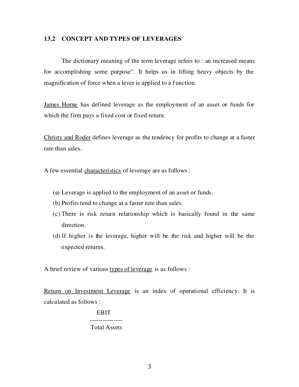 UGC NET Leverages Study Material For Management - Page 4