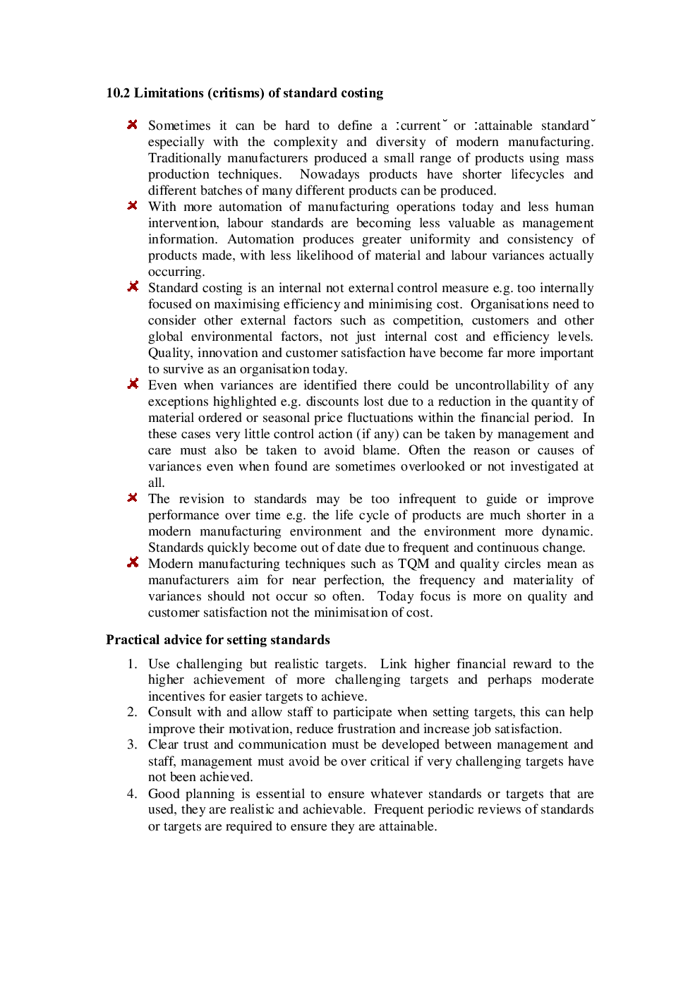 UGC NET Standard Costing & Variance Analysis Study Material For Management - Page 4