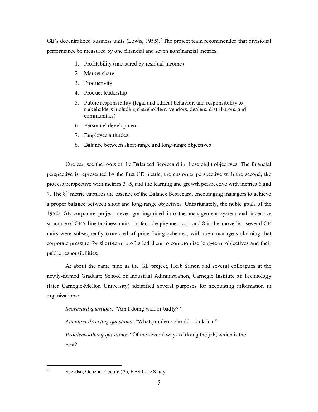 UGC NET Conceptual Foundations Of The Balanced Scorecard Study Material For Management - Page 4